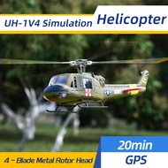 [NEW]FLYWING UH-1 4-Blades Heilcopter H1 System GPS Mode One-Key-Return 10 Channel Transmitter RTF V