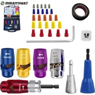 [MIRT]Wire Stripper Set 35 Pieces for 14AWG to 6AWG Wire with For Drill Adapter