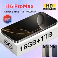 2025 Hot Original For Brand Smartphone 6.8 inch New i16 ProMax Full Screen Android Smartphone Global
