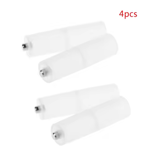 4Pcs Battery Adapter Convertor Size AAA R03 to AA LR6 + Plastic Box