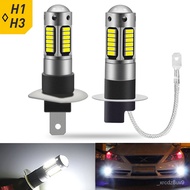 2x H3 H1 880 881 H27 Car Fog Lamp Driving Light For BMW E63 E64 E90 E91 E92 E93 328i 328xi X5 E53 E7