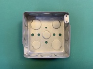 บล็อกไฟฟ้า บล็อกฝังผนังบ้าน แบบPVC แบบเหล็ก ขนาด 2x4  และ 4x4 ใช้กับหน้ากากฝาครอบ ช้างและ Panasonic 