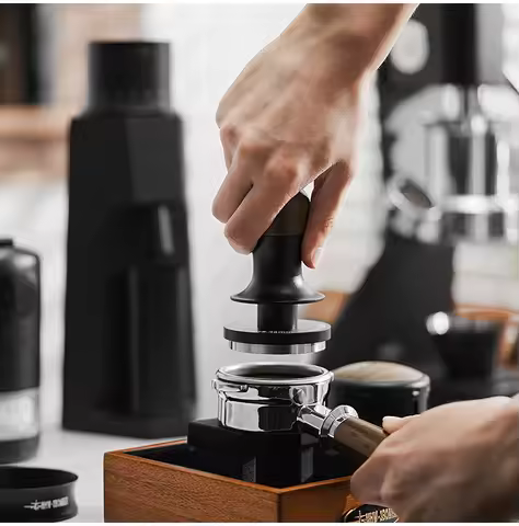 MHW-3BOMBER 30lb Constant Pressure Coffee Tamper 53.35mm 58.5mm Espresso Flat Tampers Loaded Barista