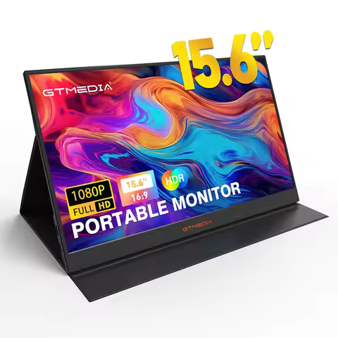 S15 15.6inch Mobile Portable Monitor IPS Second Game Screen Extended Display for Laptop 60HZ,Support