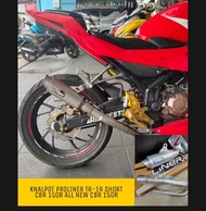 SATU PAKET KNALPOT PROLINER TR-1R SHORT CBR 150 R ALL NEW CBR 150