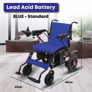 Electric Wheelchair Kerusi Roda Elektrik Lightweight Foldable Travel Transport Auto Motor Wheelchair