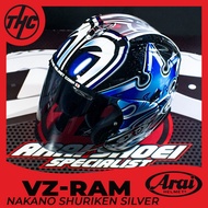 Arai VZ RAM NAKANO SHURIKEN SILVER