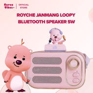 Royche Janmang Loopy Bluetooth Speaker 5W - Bluetooth 5.0, AUX & TF Card Support, 10m Wireless Range