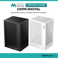 DEEPCOOL CH170 DIGITAL ITX DESKTOP PC CASING / CASE WITH FULL SIZED AIR COOLING / MULTIPLE DATA POIN