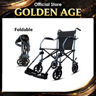Wheelchair foldable lightweight Pushchair Lightweight & Foldable For Elderly (Ultra Wheelchair)