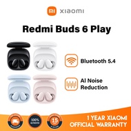 [Exclusive] Xiaomi Redmi Buds 6 Play Bluetooth 5.4 AI Noise Reduction IPX4 Water Resistance