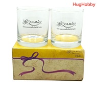 [2nd Hand] Old Thai Work Set Of 2 Glasses + Family Box Specializing In Technology Small Tv Gifts Fro
