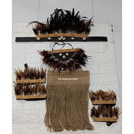 Feather accessories Papuan accessories/