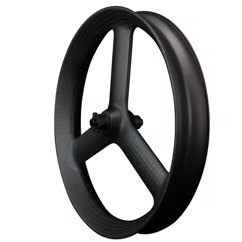 26er carbon fat spokes wheels 26er 3 spokes fat bike disc wheels tubeless 65mm/90mm fat bike wheels 