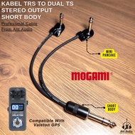 TRS to Dual TS Stereo Cable Compatible With Valeton GP5 | Ant Audio