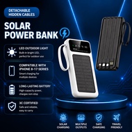 Solar powerbank 50000mah original 50000mAh powerbank original with build in cord Solar Charger 2 USB