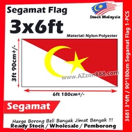 Segamat Flag Bendera Daerah Johor #90*180cm #3*6ft #Segamat #Flag #Nylon #Polyester #3681