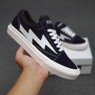 HITAM Vans Oldskool Revenge X Storm Black Shoes Sneakers White DT Mirror 1.1 Original Black