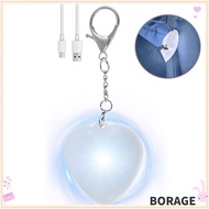 BORAG Handbag Light, Heart Pattern Portable Purse Glow Light,  Smart Touch Activation Mini Purse Lam