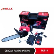 BULL BL 510BL510 Gergaji Rantai BateraiCordless Chainsaw 10 Inch