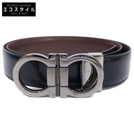 Salvatore Ferragamo [成色極佳] 雙 Gancini 扣環雙面皮革 [二手]
