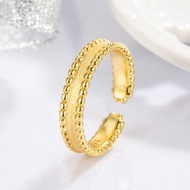 熱款復古超閃紫色滿天星戒指 中古紫荊花宮廷風個性不掉色指環 （平行進口）（快遞送貨上門）