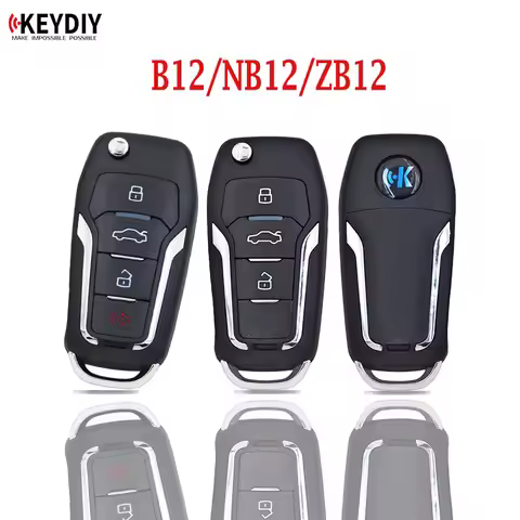 4 Pieces KEYDIY KD B12-3 B12-4 B Series NB12-3 NB12-4 NB Series ZB12-3 ZB12-4 ZB Series KD Smart Key