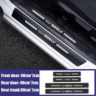 Car Rear Door Pedal Plate Threshold Sill Protective Sticker for Geely 50 X7 V6 Emgrand EC7 EC8 7 GE 