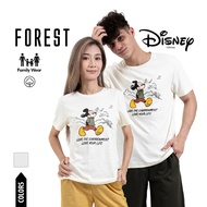 Forest x Disney Organic Cotton 200gsm Interlock Knitted Round Neck Tee Family Tee - FW20085 / FW8200
