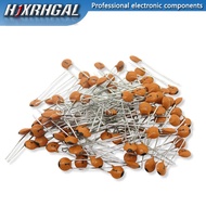 100pcs Ceramic capacitor 50V 1pF ~ 100nF 0.1uF 104 4.7PF 10PF 22PF 33PF 47PF 100PF 101 220PF 10NF 33