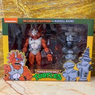 Genuine NECA 54160 Ninja Turtles Tesser Lanton Soldier and Ghost Feet 23cm Action Figure