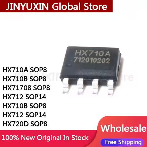 10Pcs HX710A HX710B HX71708 SOP8 HX712 SOP14 HX710B SOP8 HX712 SOP14 HX720D SOP8 IC Chip Wholesale