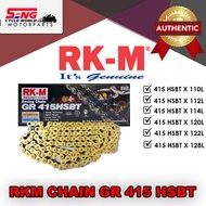 RKM CHAIN GR 415 HSBT  (FULL GOLD)