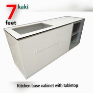 Kitchen Cabinet/Aluminium Kitchen Base Cabinet/Kitchen Cabinet With Porcelain Tabletop/Kabinet Dapur/Kabinet Sinki