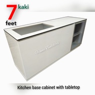 Kitchen Cabinet/Aluminium Kitchen Base Cabinet/Kitchen Cabinet With Porcelain Tabletop/Kabinet Dapur