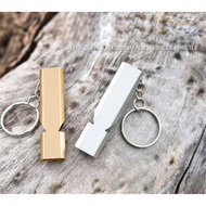 GANTUNGAN Primal Outdoor Aluminum Whistle Keychain Aluminum Whistle Keychain - HW1139 car motorcycle