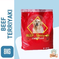 ♞,♘Beef Terriyaki Dog Food 8kg