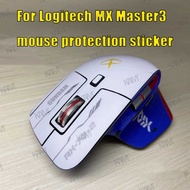 Kam Mouse Side Grip Stretch Sticker Anti-Slip Matte Sticker Sweat-absorbing Protective Film Cartoon Mouse Skin for Logitech MX Master 3/3S Anti-Scratch Film