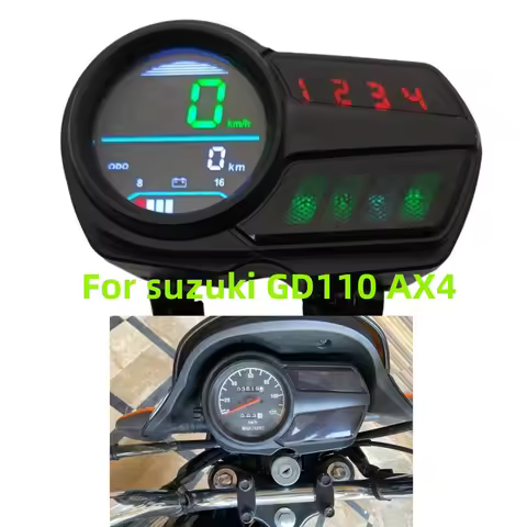 Motorcycle Digital Speedometer For Suzuki GD110 AX4 Tacho Meter Speed Replaced Instrument Parts