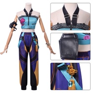 ZOEY K POP DEMON HUNTER COSTUME HALOWEEN KPOP HUNTRIX COSTUME