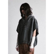 D5OVE {BANDAGE} Two-Color BANDAGE Waistcoat Sleeveless Hoodie