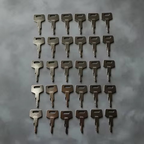30PCS H806 Key for Takeuchi Excavator Loader Track BU1698X2 Door Lock Key