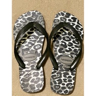 Preloved items Havaianas Top Animal Black Flip Flops Slippers for Women Size US 7 to 8
