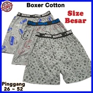 SELUAR DALAM DEWASA LELAKI  COTTON / SPENDER LELAKI/ SELUAR TIDUR PENDEK LELAKI/ BOXER TYPE/ BOXER L