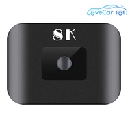 ตัวสลับการแสดงผลแบบ2 In 1 8K60Hz ตัวสลับ2.1 HDMI ที่เข้ากันได้กับปลั๊กแอนด์เพลย์ควบคุมระยะไกลสำหรับพ