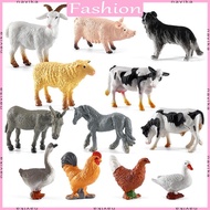 NAV 12pcs Mini Farm Animal Figurines Realistic Farm Animal Figures Toys Plastic Farm Barn Animals Pl