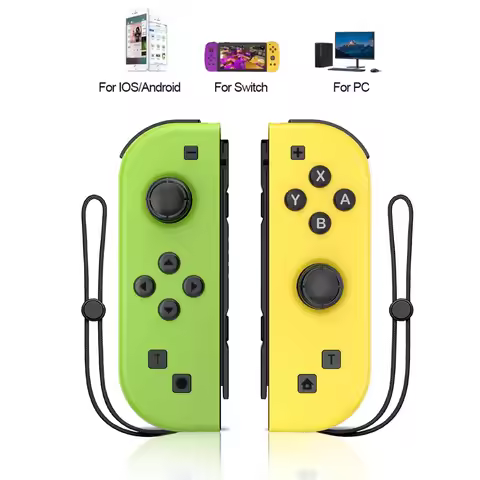 For Nintendo Switch/Lite/Oled/iOS/Android/PC Wireless Controller, Wake-up bluetooth 5.2 Joystick Wit