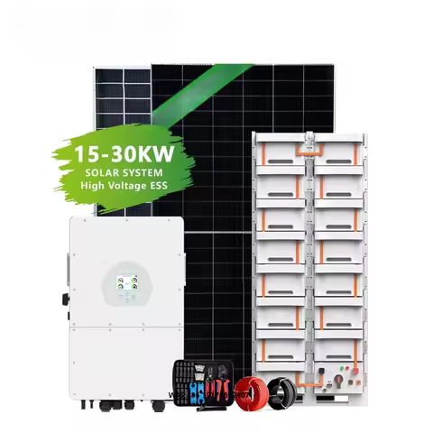 Solar Panel 20Kw 30Kw 50Kw Deye Hybrid Inverter Solare Systems LiFePO4 Battery Complete Set Kit Sola