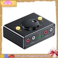 Jellyfish3.5mm to  Audio Switcher Bidrectional Switcher 1 in 2 Out or 2 in 1 Out Dual  to 3.5mm Spli