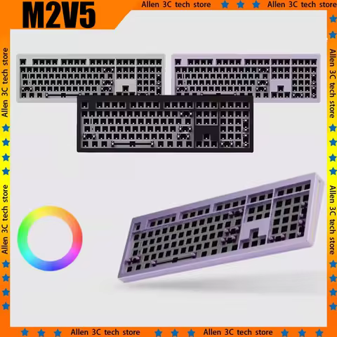AKKO Monsgeek M2V5 Mechanical Keyboard Wireless Bluetooth Type-C 3-mode Aluminum Alloy RGB Hot-Swap 